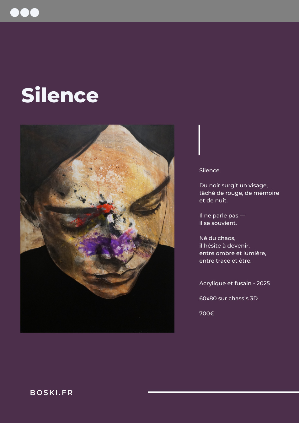 Silence, série Du Chaos