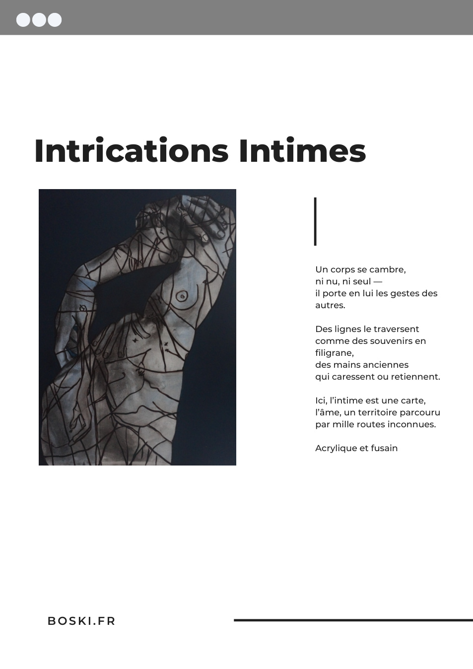 Intrications Intimes, série Emmêlés