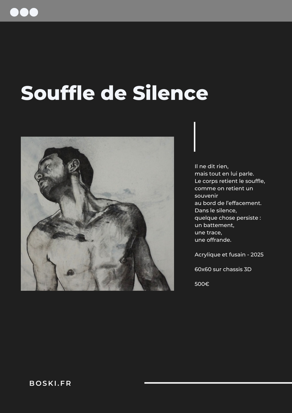 Souffle de Silence, série Traces de mémoire